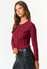 Load image into Gallery viewer, Burgundy button up