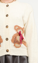 Load image into Gallery viewer, Knit teddy cardigan