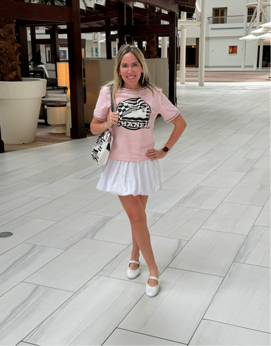 Bubble hem skirt
