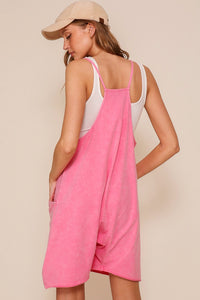 Pink casual  jersey romper