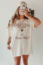 Load image into Gallery viewer, Espresso Martini social club tee