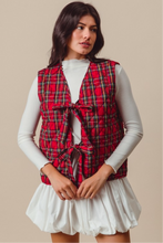 Load image into Gallery viewer, Plaid Vest