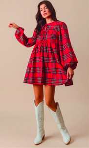 Plaid Flannel dress