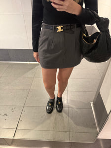 Grey low waist skirt