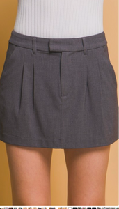 Grey low waist skirt