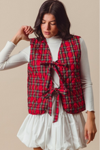Load image into Gallery viewer, Plaid Vest