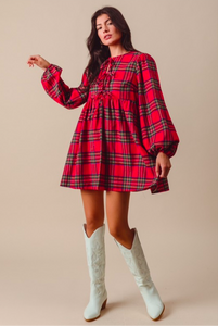 Plaid Flannel dress