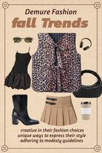 Load image into Gallery viewer, Preppy Caramel pleated skort