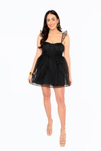 Load image into Gallery viewer, VIXEN BUSTIER MINI DRESS - BLACK