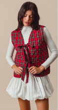 Load image into Gallery viewer, Plaid Vest