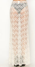 Load image into Gallery viewer, Mesh sheer lace skirt