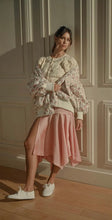 Load image into Gallery viewer, Pastel floral oversized bomber