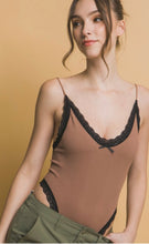Load image into Gallery viewer, Ribbed lace bodysuit