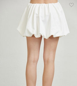 Bubble hem skirt