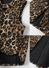 Load image into Gallery viewer, leopard print  bow vest