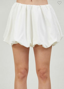 Bubble hem skirt