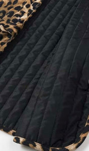 leopard print  bow vest