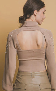 Knit shrug and cami set