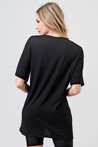 Oversized Tee in Midnight