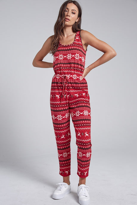 Holiday Jogger Jumpsuit