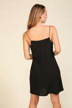Load image into Gallery viewer, Black Slip Dress