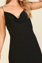 Load image into Gallery viewer, Black Slip Dress
