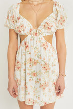 Load image into Gallery viewer, Cutout Floral Dress