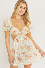 Load image into Gallery viewer, Cutout Floral Dress