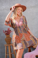 Load image into Gallery viewer, Fall Print Dress