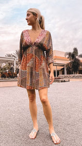 Fall Print Dress